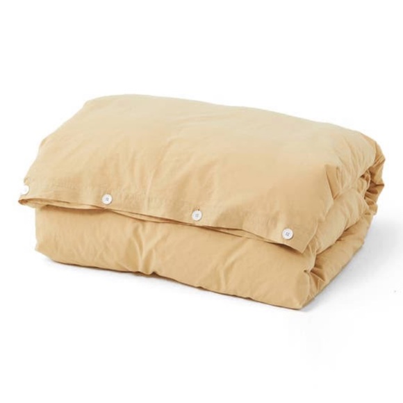 tekla Other - NIB TEKLA 100% Org Cotton Percale QUEEN Duvet Cover San Beige